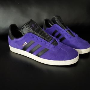 Mens Adidas Gazell suade sneakers